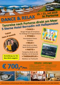 Dance &amp; Relax Portoroz 2019